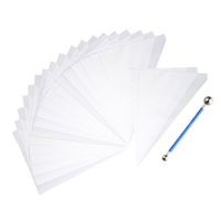 Magideal - Bolsa Para Lechada De Paredes Exteriores, Bolsa Para Rellenar Juntas De Mampostería, Ensambladora De Ladrillos, Lechada Portátil Para Azulejos, Bolsas 20 Piezas Con Bola