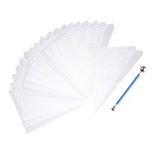 Magideal - Bolsa Para Lechada De Paredes Exteriores, Bolsa Para Rellenar Juntas De Mampostería, Ensambladora De Ladrillos, Lechada Portátil Para Azulejos, Bolsas 20 Piezas Con Bola