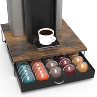 Deco Brothers - Cajón Para Cápsulas De Café Decobrothers Supreme Vertuoline Rustic Brown