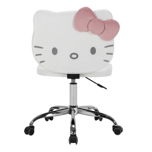 Silla giratoria blanca Hello Kitty® Impressions Vanity