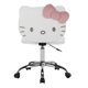 thumbnail image 1 of Silla giratoria blanca Hello Kitty® Impressions Vanity, 1 of 5