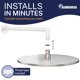 thumbnail image 5 of Cabezal de Ducha HammerHead Showers 30 cm Lluvia Metal, 5 of 7