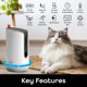 thumbnail image 2 of Dispensador de Golosinas para Mascotas Geeni Treat Cam Pro 0.5L WiFi 2K, 2 of 9
