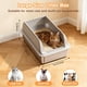 thumbnail image 2 of Caja de arena Mutrelenx 2 unidades XL 58x37x25 cm Gris, 2 of 7