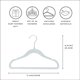 thumbnail image 2 of Baby Hangers De Terciopelo Antideslizante Para Bebés Paquete De 30 Unidades Color Azul, 2 of 9