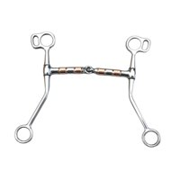 Magideal - Bit De Snaffle De Acero Inoxidable Bit Bit Robusto Resistente Al Óxido Fácil Instalación De Caballo Tácteo Suministros Ecuestres Para Entrenamiento De