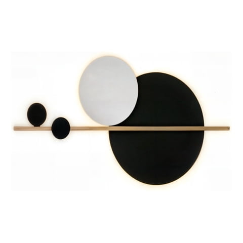 Genérico - Aplique Pared Decorativo Circulares Led Interiores Jhn