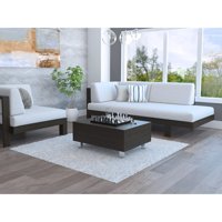 Tuhome - Mesa De Centro Gambia Wengue Cubierta Elevable