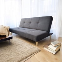 Mbc - Futón Sofá Cama Cordoba Tela Negro