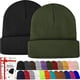 thumbnail image 1 of Gorros para hombre y mujer, paquete de 2, para otoño e invierno, unisex, cálidos, de punto, suaves, para esquí, CLT01, 1 of 6