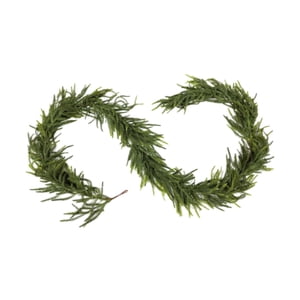 Bothyi - Guirnalda Navideña Con Adornos Verdes Para La Temporada Festiva Al Aire Libre