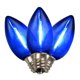 thumbnail image 1 of Bombillas navideñas brillantes LED C7 azules de 25 quilates, 1 of 1