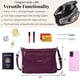 thumbnail image 4 of Bolso Baggallini 25x18x5 cm RFID antirrobo y resistente a cortes, 4 of 8
