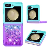 Foxdock - Funda Para Samsung Galaxy Z Flip 6 Con Diseño Gradiente Y Brillo Líquido Antigolpes Tpu