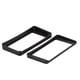 thumbnail image 1 of Curved Humbucker Pickups Marcos Montaje Anillos Para LP Electric Guitar Black, 1 of 3