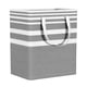 thumbnail image 3 of Cesto De Ropa Canasto De Almacenamiento Organizador Plegable Para Almohadas Bolso Artículos De Tocador 100ml Y Ancho Gris, 3 of 3