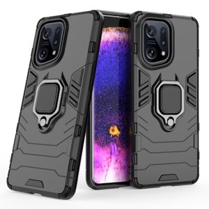 Foxdock Funda Antigolpes Para Oppo Find X5 5G – Protección Total Con Soporte Y Diseño Robusto