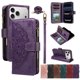 thumbnail image 1 of Para iPhone 17 Pro Max Funda Tipo Billetera, 9 Ranuras para Tarjetas Bloqueo RFID Bolso Cruzado Cubierta de Cuero, Bolsillo con Cierre, Correa de Muñeca y Hombro Desmontable, Funda Protectora, 1 of 11