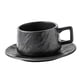 thumbnail image 5 of Tazas De Capuchino Con Platillo, Taza De Café Para Restaurante, Cafetería, Regalo De Inauguración De La Casa, Negro, 5 of 5