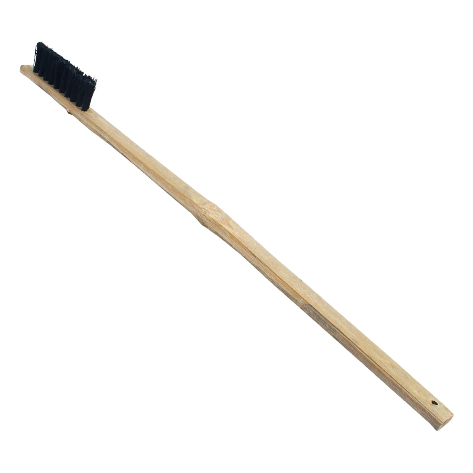 Magideal - Cepillo De Limpieza Para Jaulas De Pájaros, Mango Largo De Bambú, Portátil, Herramienta Limpiadora De Jaulas Para Loros, Suministros De Limpieza Para