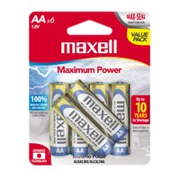 Pilas Alcalinas Maxell Tamaño Aa 6 Unidades
