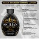 thumbnail image 5 of Loción bronceadora The Sicilian 200X Black Bronzer Dark Tan 400 ml, 5 of 5