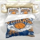 thumbnail image 5 of NEW YORK KNICKS Conjunto de sábanas temático, trío de piezas, cómodo y amigable con la piel, diseño único, regalo de decoración para el hogar para familiares, amigos y fans, 90 cm * 190 cm, 5 of 6