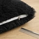 thumbnail image 4 of REGALWOVEN Juego de 2 Fundas de Cojín Decorativas, Fundas de Cojín Suaves y Esponjosas de Doble Cara, Fundas de Almohada de Felpa Negras 18" x 18", 4 of 5