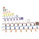 thumbnail image 4 of Cadenas de cuentas matemáticas BOHS 1‑100 – Aprendizaje Montessori, 4 of 9