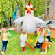 thumbnail image 4 of Disfraz inflable de pollo Seeds of Light para adultos, 4 of 7