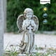 thumbnail image 5 of Estatua de ángel de resina con luz solar para jardín Rezpuao, 31 cm, 5 of 8