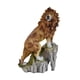 thumbnail image 5 of Escultura De León De Pie De Resina, Decoración De Mesa Moderna Para Estanterías, Color Marrón, 5 of 5
