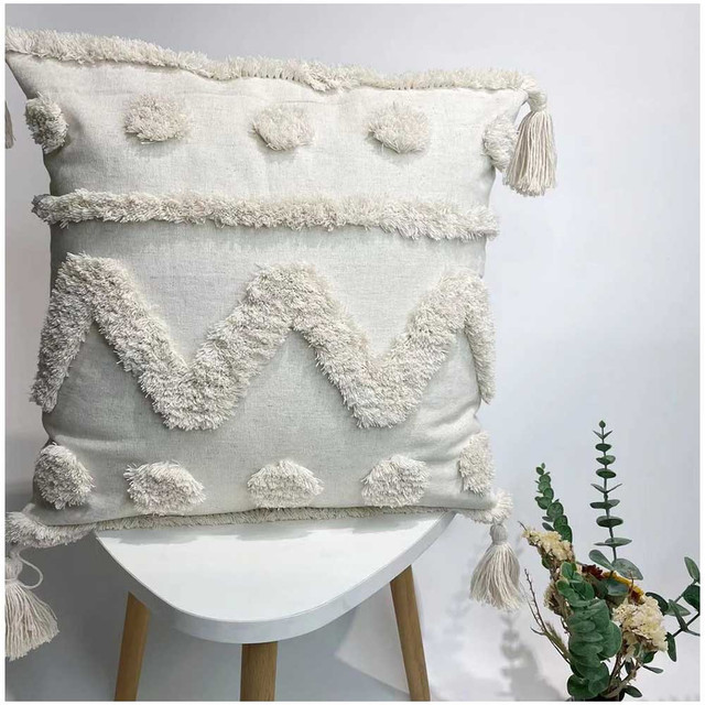 Genérico - Pack De Fundas De Cojin Decorativa Diseño Boho 45X45 Cm-22