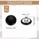 thumbnail image 2 of 15 Paquete de Botones Cubiertos de Cuero, 12.5mm 20L Botones Redondos de Metal con Vástago para Coser en Ropa, Abrigos, Sombreros, Decoración de Sofás, Manualidades DIY, Negro, 2 of 6