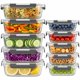 thumbnail image 1 of Contenedores para Alimentos Dealusy 10 Juegos 36oz y 12oz Herméticos, 1 of 7