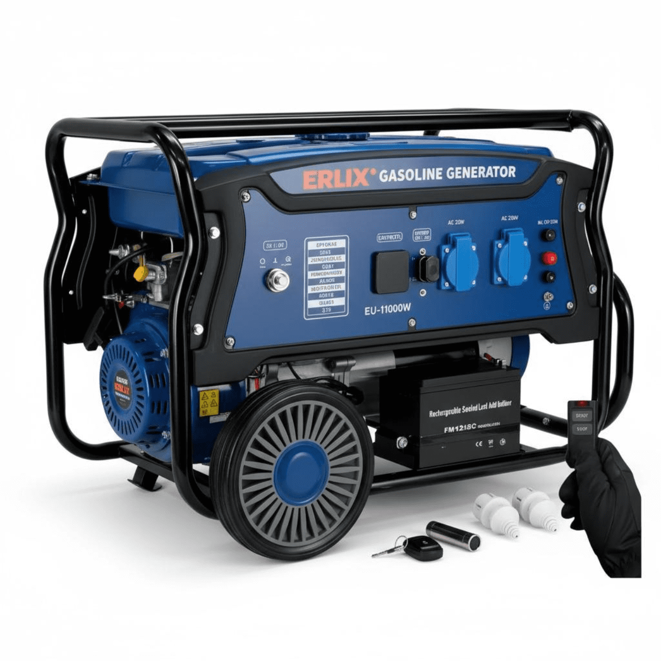 Erux - Generador 4500w Partida Eléctrica - Encendido Con Control Remoto