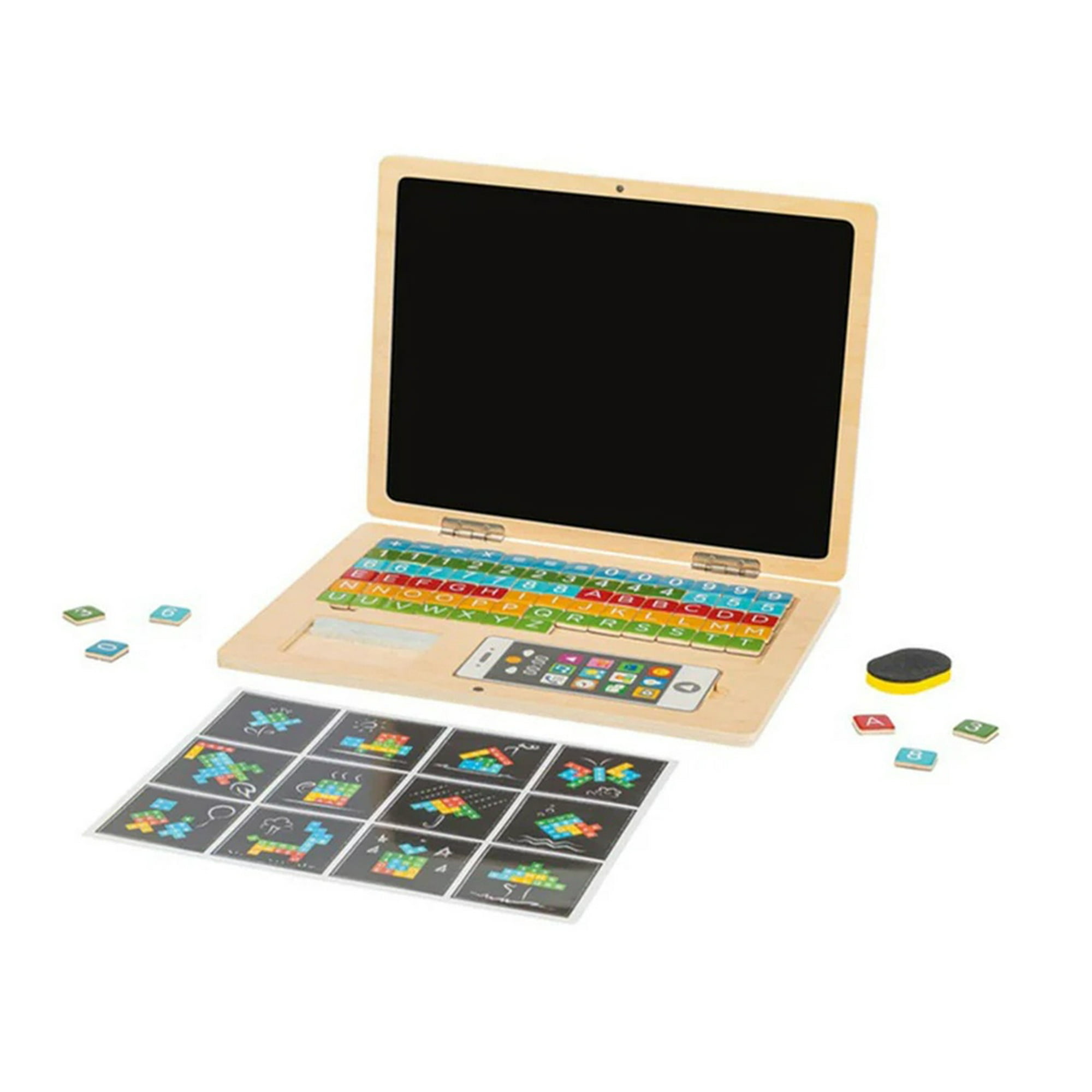 Playtive - Notebook De Madera Didáctico Para Niños