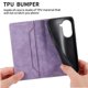 thumbnail image 3 of Funda tipo cartera con bloqueo RFID para Xiaomi Poco C71 4G Con tapa abatible, portatarjetas, cierre magnético, TPU y soporte Morado, 3 of 6