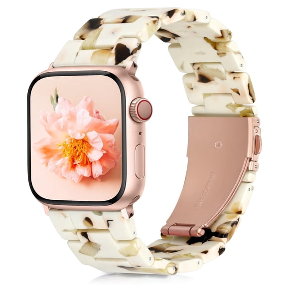 Correa de resina ALLcool compatible con Apple Watch de 44-49 mm
