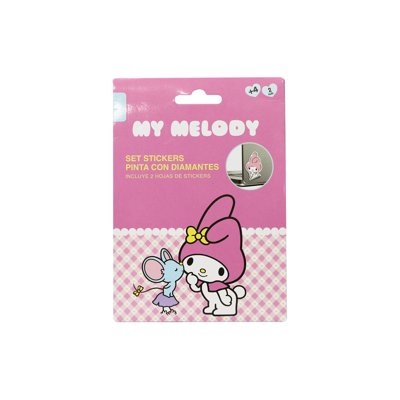 Set Stickers Pinta C/Diamante My Melody Proarte