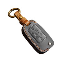 Ioensy - Durable Key Fob Cover Case Key Fob Holder Protección Completa Para Vw Negro