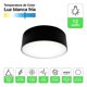thumbnail image 2 of Pack 4 Plafon Panel Led Redondo Sob Itd Decorativo 12w 6000k negro, 2 of 8