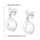 thumbnail image 3 of Aros Colgantes Doble Círculo, 3 of 4