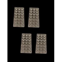 Genérico - Pack X4 Moldes Chocolate Moldes De Chocolate Cuadrador