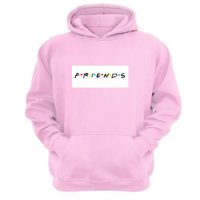 Genérico - Polerón Canguro Friends Rosa Talla M Unisex