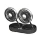 thumbnail image 1 of Ventilador De Refrigeración De Coche Dispositivos Duraderos De Doble Cabezal Ventilador De Coche Para Vehículos RV SUV Negro, 1 of 5