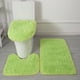 thumbnail image 1 of Xiao Hua Juego de Tapetes de Baño de 3 Piezas, Tapete de Piso de Baño Súper Suave Antideslizante Tipo Nieve, Fuerte Absorción de Agua, Juego de Tapetes de Piso de Baño de Pelo Largo, Incluyendo, 1 of 4