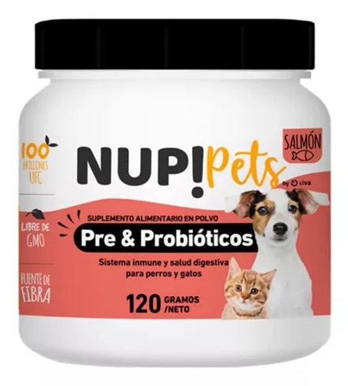Nup!Pets - Pre Y Probiótico De Salmón Para Gatos