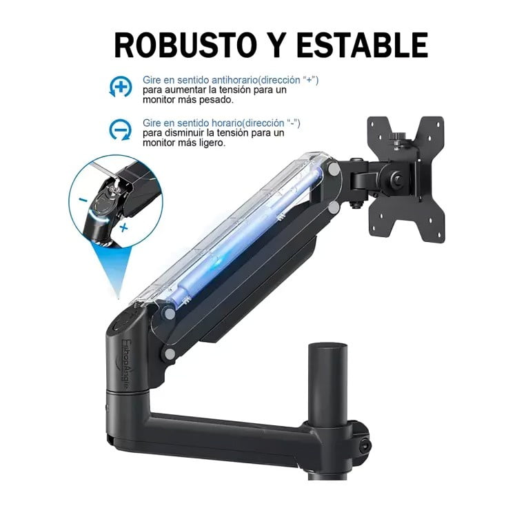 Genérico - Brazo Soporte Doble Monitor Escritorio 13 A 32 Pulgadas 9kg