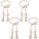 thumbnail image 1 of Sujetadores de Cortina Apipi 4 Piezas Cuerda de Algodón Beige 100 cm, 1 of 7